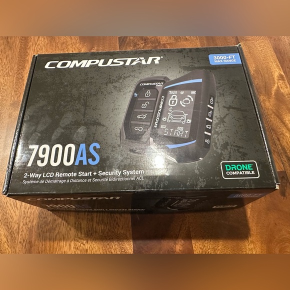 Other - Compustar 7900AS Remote Start & Security System - Black/Blue